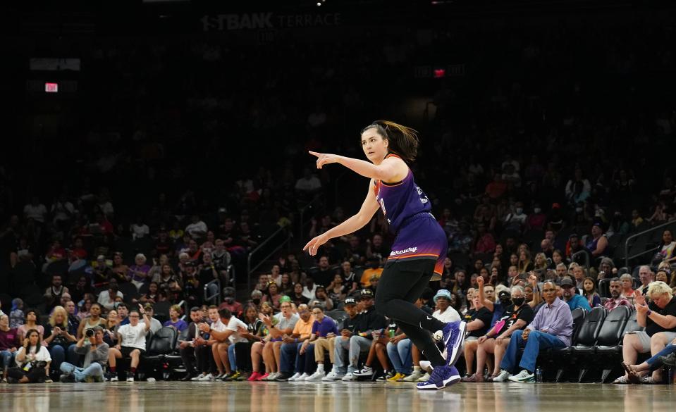 Former South Shore star Megan Gustafson has played for three teams in her WNBA career.