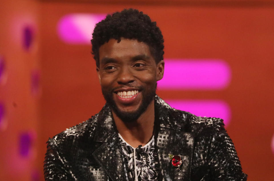 File photo dated 07/11/19 of Hollywood star Chadwick Boseman who has died at home with his wife and family by his side, according to a statement from his family.