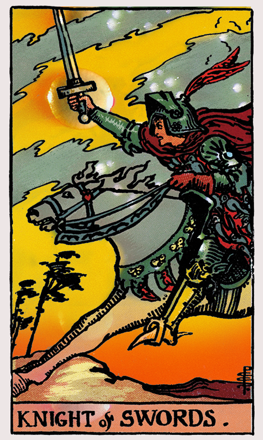 knight of swords tarot card