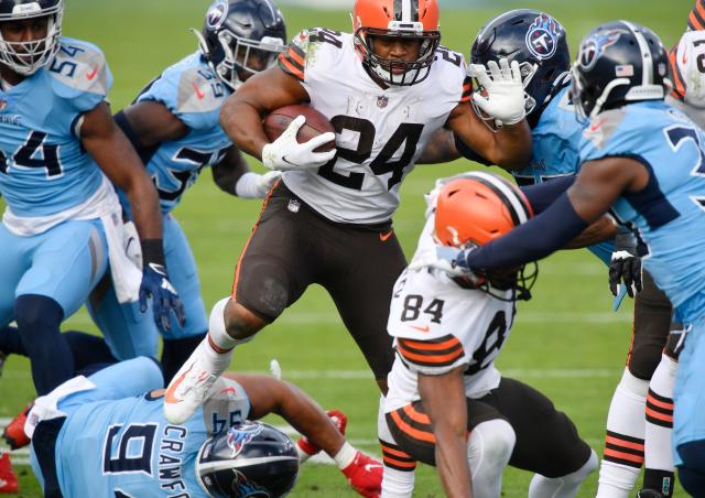 Browns Nick Chubb the top RB according to Titans Derrick Henry