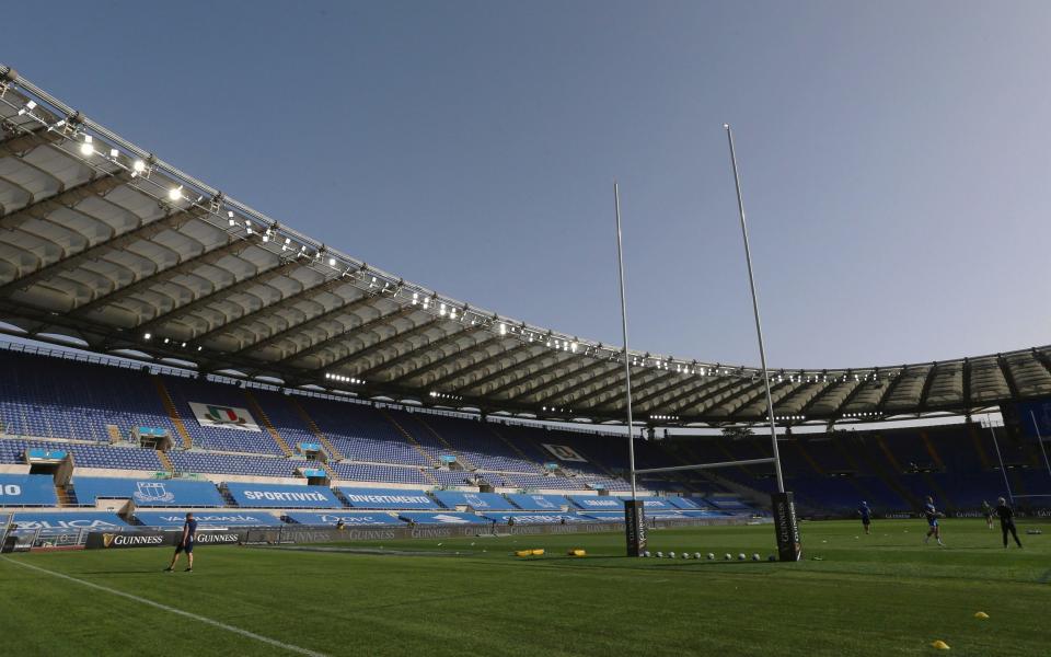 A general view of the Stadio Olimpico before the Guinness Six Nations match