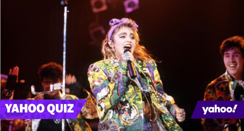 Madonna bei einem Konzert 1985 (Bild: Ross Marino/Icon and Image/Getty Images)