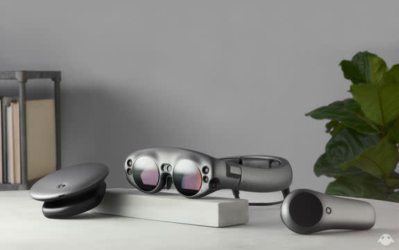 The Magic Leap One Creator Edition includes the headset, computer, and controller.