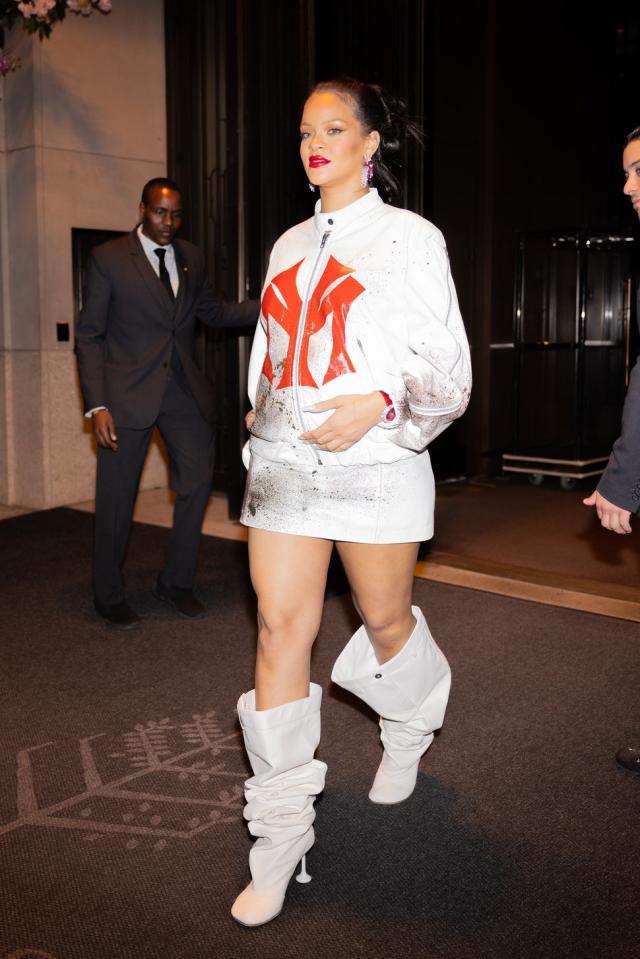 Rihanna Bares Her Baby Bump on Date Night in N.Y.C. with A$AP Rocky