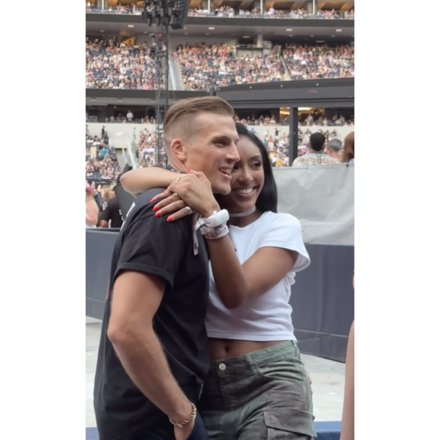 Tayshia Adams and Luke Gulbranson Enjoy Date Night at The Eras Tour