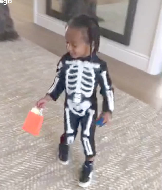 No bones about it, King Cairo is a cutie. (Photo: Snapchat)