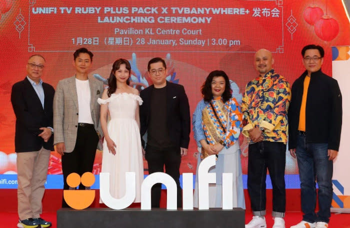 Owen Cheung and Katy Kung at the event in Kuala Lumpur