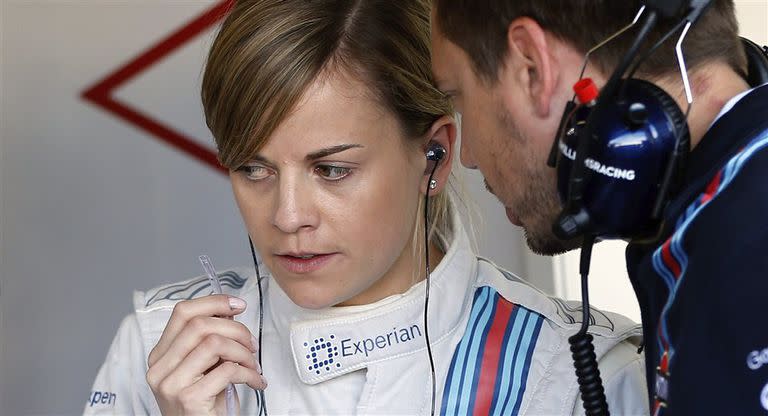 Susie Wolff, pura concentración en Silverstone