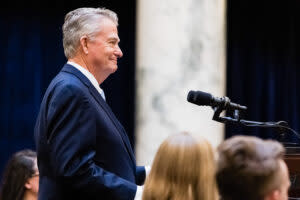 Idaho Gov. Brad Little gives his State of the State speech