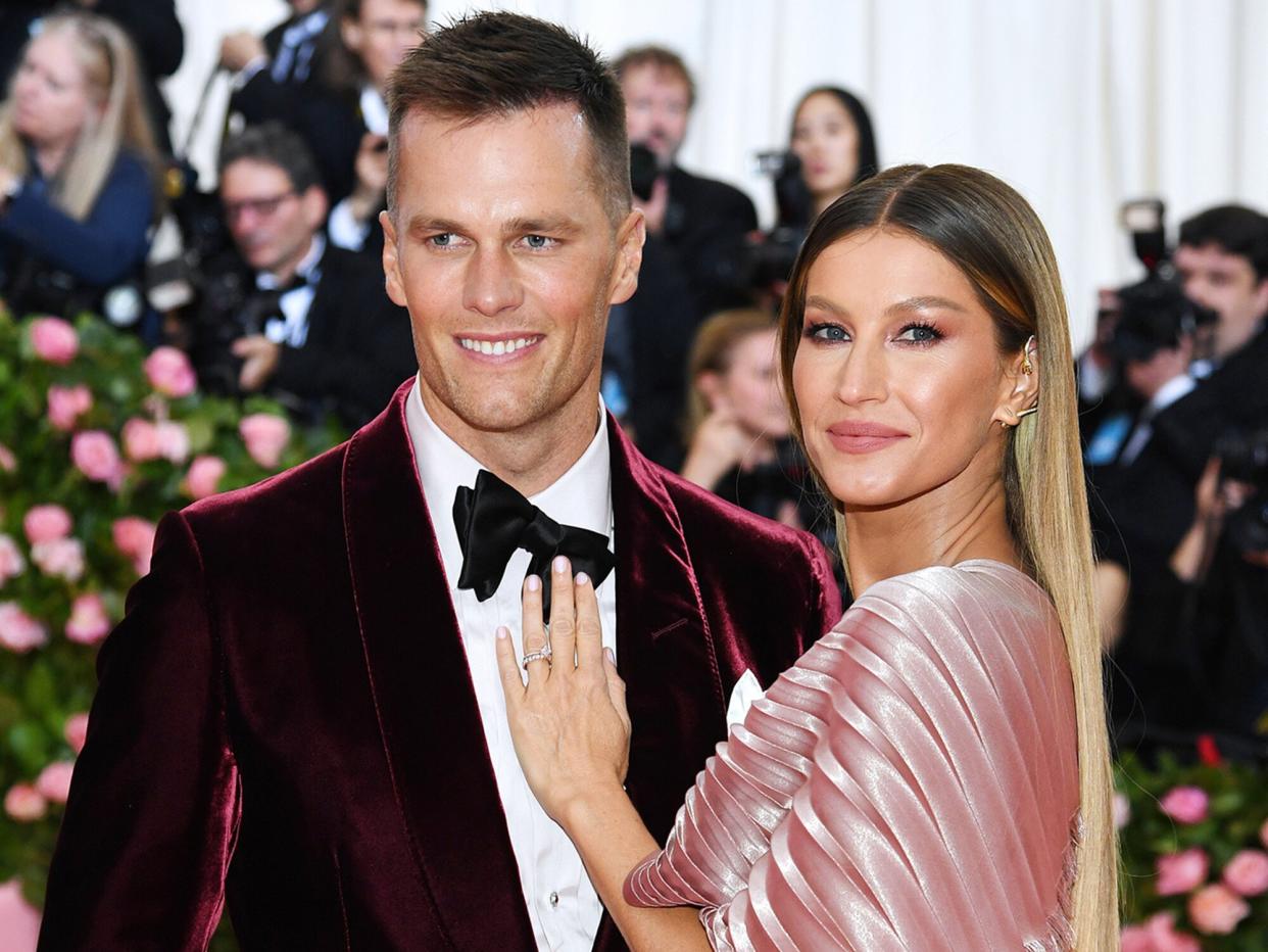 Gisele Bündchen and Tom Brady attend The 2019 Met Gala Celebrating Camp: Notes on Fashion at Metropolitan Museum of Art on May 06, 2019 in New York City