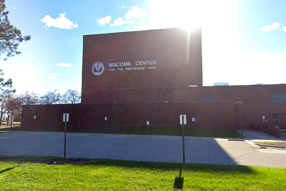 <p>Google Maps</p> The body of a 36-year-old man was found inside the vents at Macomb Center for the Performing Arts in Michigan