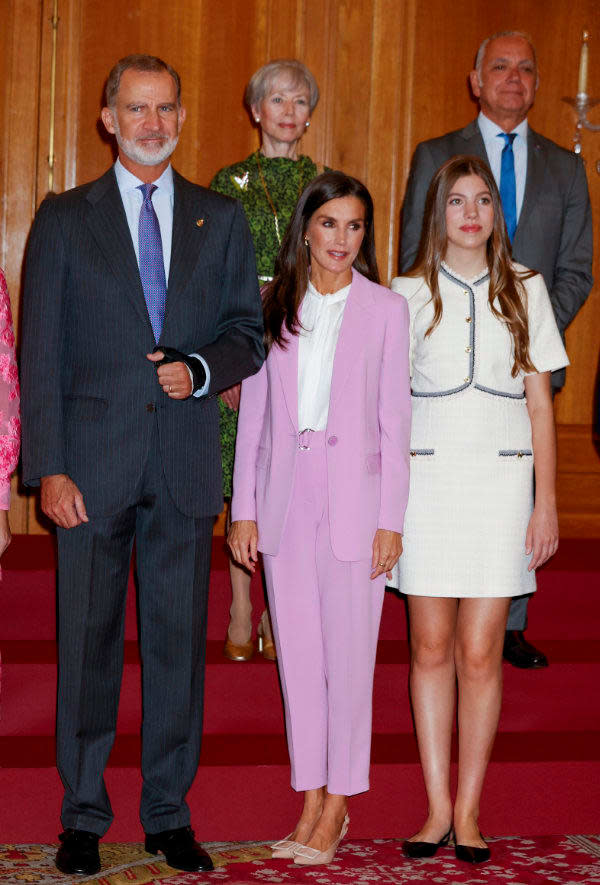 La Familia Real Española en la Audiencia de los Premios Princesa de Asturias