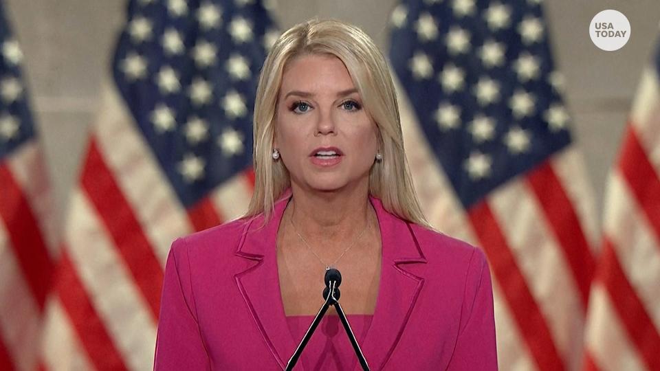 Pam Bondi, former Florida Attorney General, accused President Trump's opponent of nepotism, with Biden's son Hunter and Ukraine as an example.