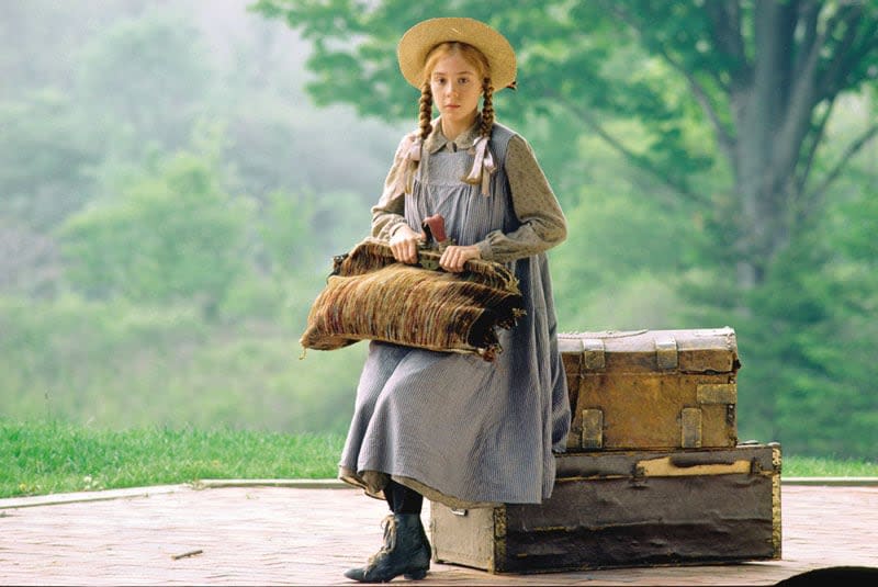 Megan Follows as Anne of Green Gables (Anne Shirley) in a still image from Kevin Sullivan's 1985 film version of the popular P.E.I. novel produced for CBC 