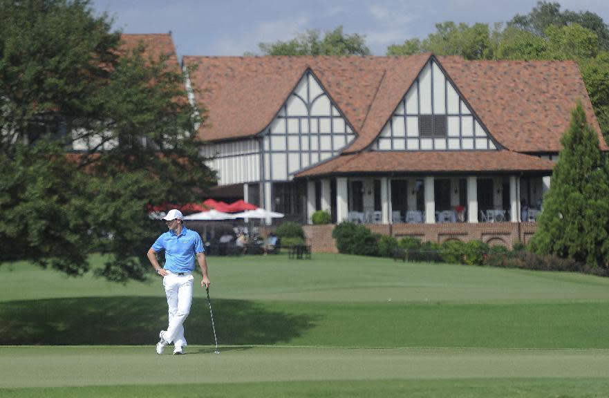 Rory McIlroy at East Lake Golf Club. (AP)