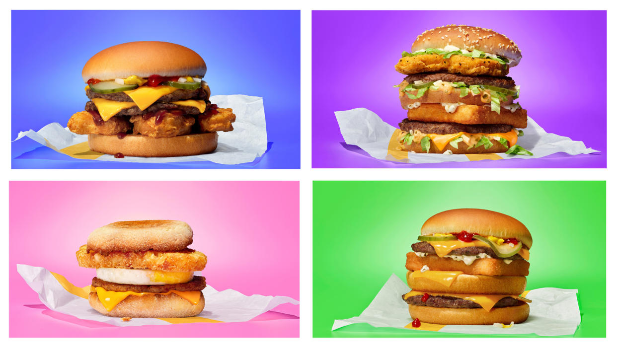 Four new fan-inspired McDonald's items are headed to menus for a limited time starting Jan. 31. (Photo: McDonald's)