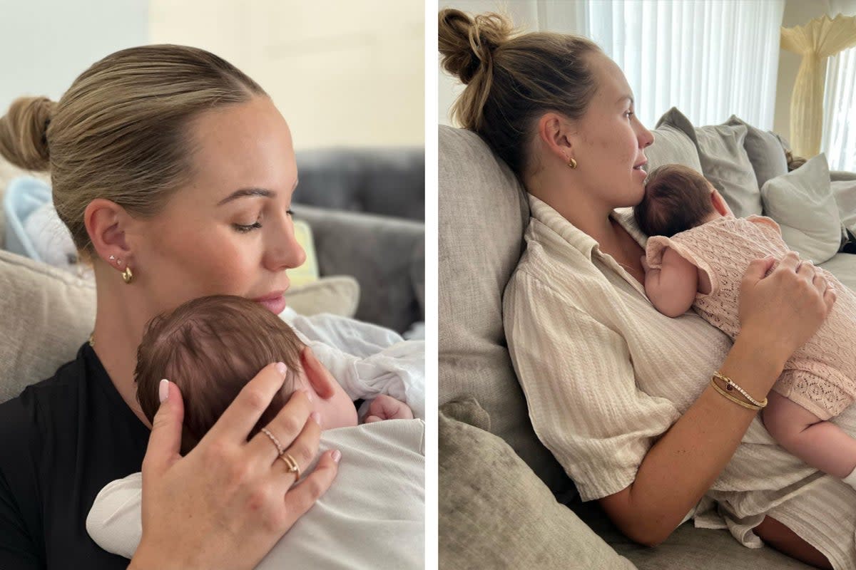 Kate Ferdinand welcomed the newborn in July (Instagram/Kate Ferdinand)