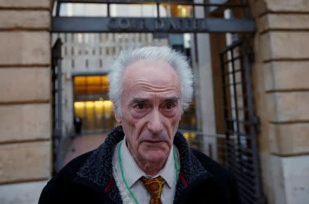 Pierre Le Guennec leaves the courthouse after his appeal trial in the Le Guennec-Picasso case in Aix en Provence, southeastern France, December 16, 2016. REUTERS/Jean-Paul Pelissier