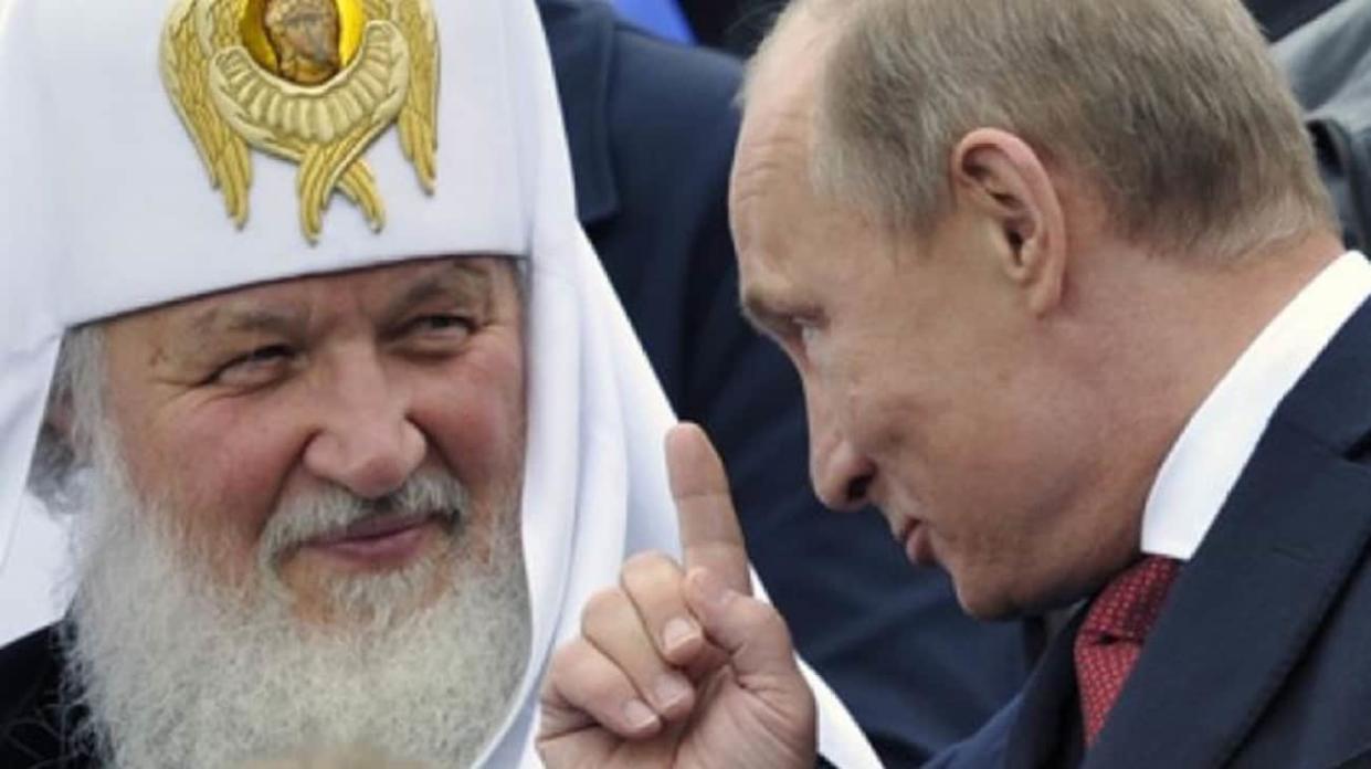 Patriarch Kirill and Vladimir Putin. Photo: Russian media outlets