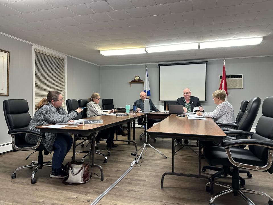 Coun. Pam Osborne, Coun. Rebecca Rogers-Laing and Mayor George Lloy recommended the town council consider a hybrid voting method. Coun. Roseanne Chapman suggested the town revert to paper only ballots. 