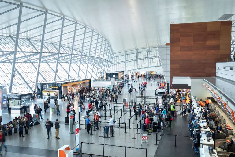 El Aeropuerto de Carrasco, en Montevideo