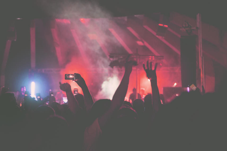 crowd at a concert