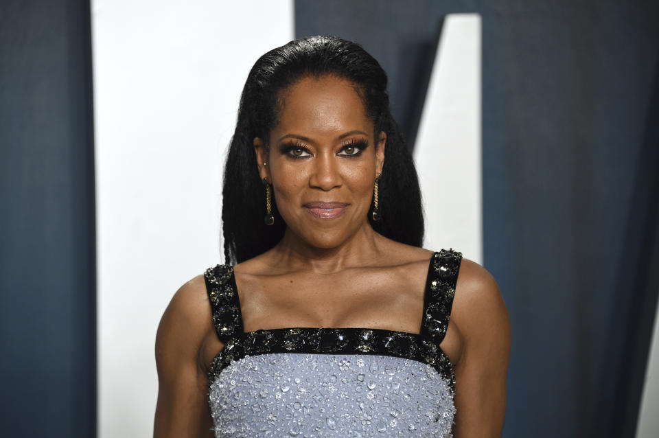 FILE - Regina King arrives at the Vanity Fair Oscar Party in Beverly Hills, Calif. on Feb. 9, 2020. The Toronto International Film Festival on Thursday unveiled a lineup featuring King's directorial debut “One Night in Miami, a drama about a young Muhammad Ali, then Cassius Clay. The festival, which is set to run Sept. 10-19, has plotted a largely virtual 45th edition due to the pandemic. (Photo by Evan Agostini/Invision/AP, File)