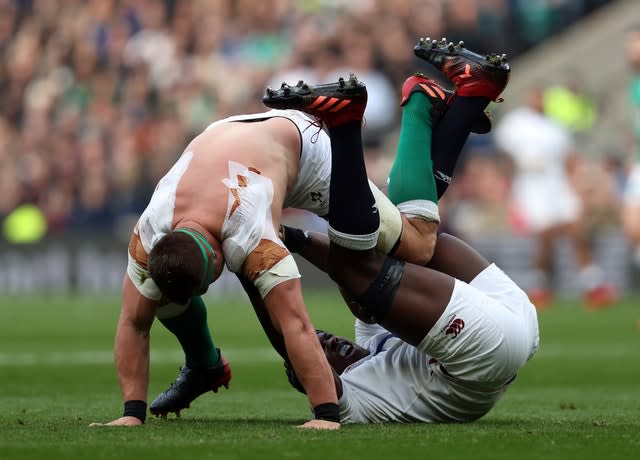 Maro Itoje (right) and CJ Stander