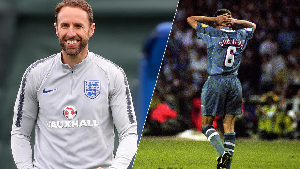 Gareth Southgate knows all too well about the pain of missing penalties.