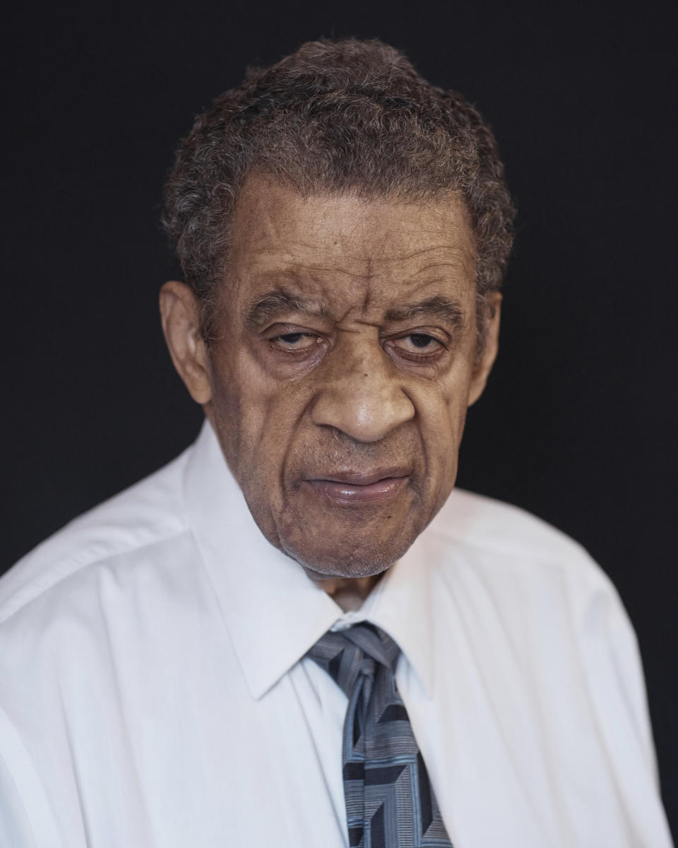 Civil rights activist and labor leader, Norman Hill, poses for a photo at his apartment in New York on May 10, 2023. Hill was an activist in the early 1960s fighting against segregation when he made a switch to the labor movement, which at the time saw the push for Black voting rights as a way to boost membership in unions. (AP Photo/Andres Kudacki)