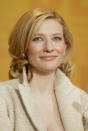 <p>Cate Blanchett attends the news conference to <em>The Missing</em> at the 54th Annual Berlinale International Film Festival on Feb. 7, 2004, in Berlin. (Photo: Sean Gallup/Getty Images) </p>