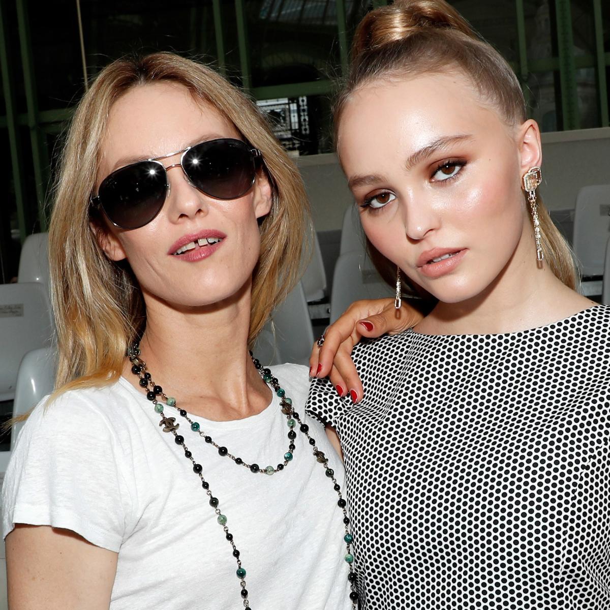 Vanessa Paradis and Lily-Rose Depp Share a Chic Mother-Daughter Moment at  Chanel