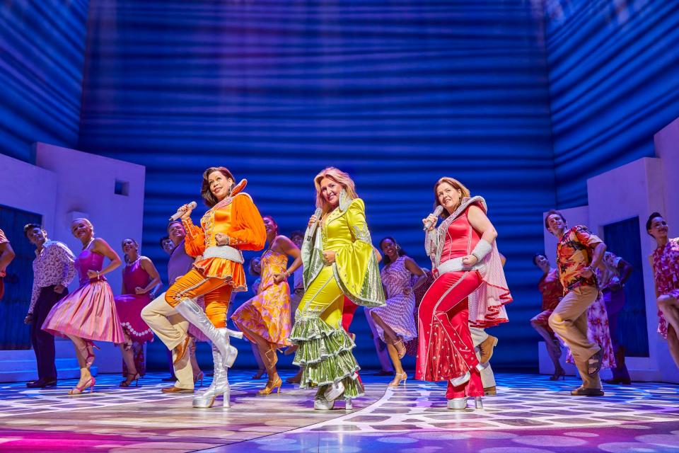 The smash musical "Mamma Mia!" features 1970s hits of the iconic Swedish pop group ABBA.