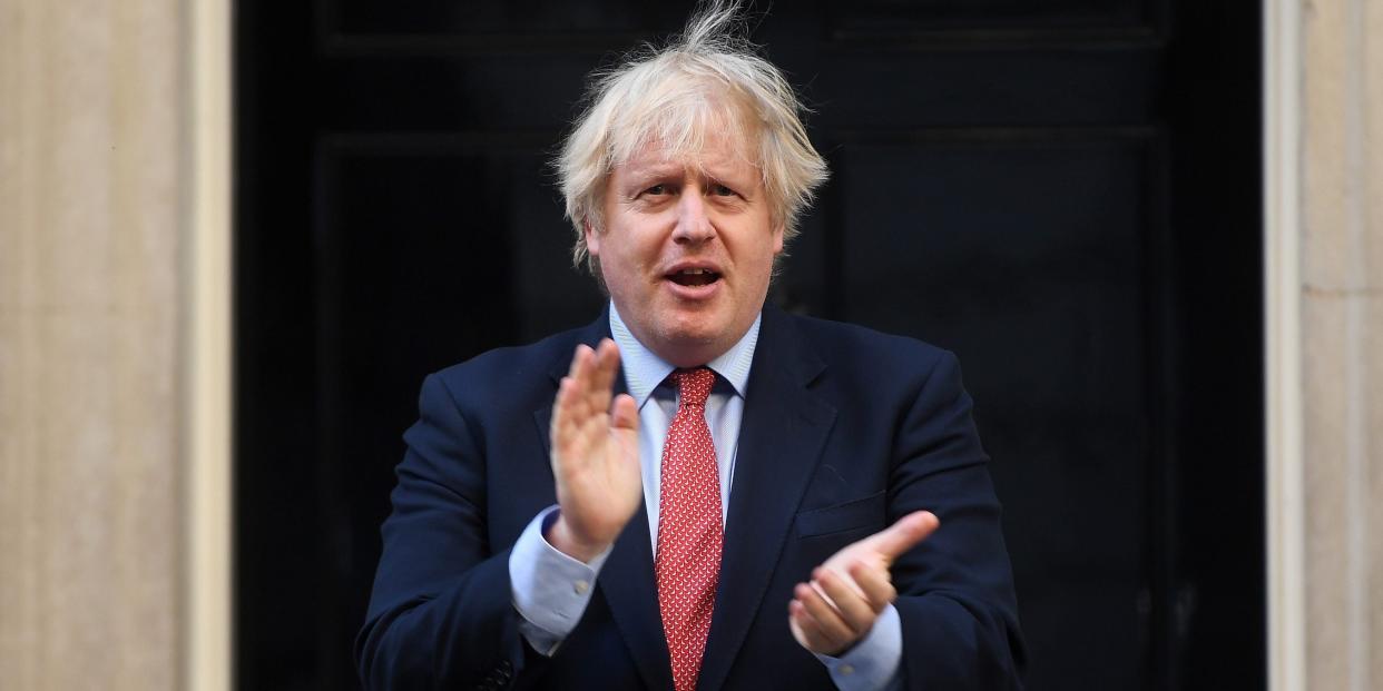 boris johnson clap for carers