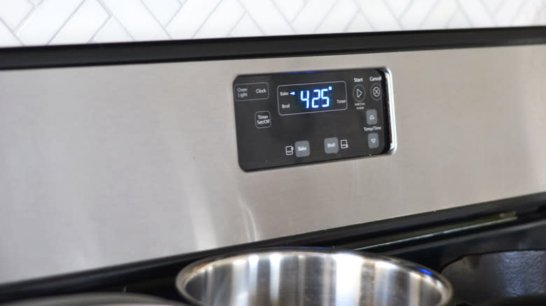 oven preheated to 425 F