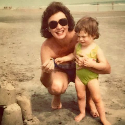 <p>Courtesy of J. Dana Trent</p> J. Dana Trent as a toddler with her mother