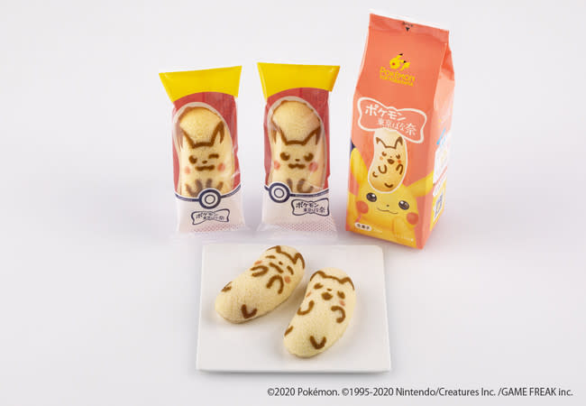 Pokémon Tokyo Banana sponge cakes, filled with the original banana-flavoured cream, features six different Pikachu patterns.