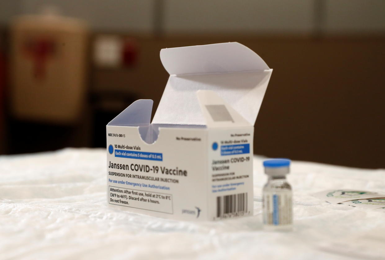 Packung des Impfstoffes von Johnson & Johnson (Bild: REUTERS/Shannon Stapleton)