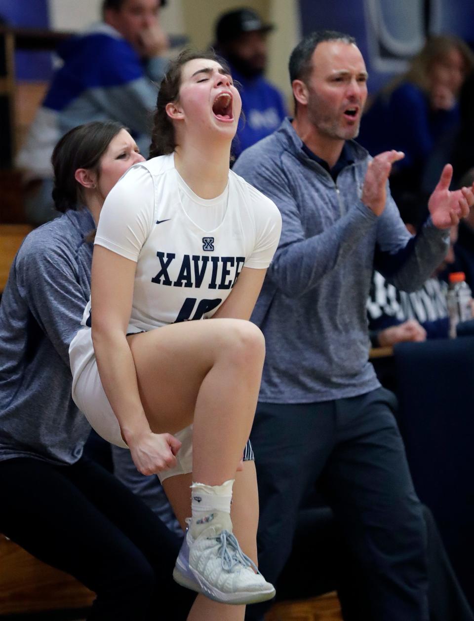 Xavier's Halle Vande Hey averaged 11 points and 6.8 rebounds for the Hawks last season.