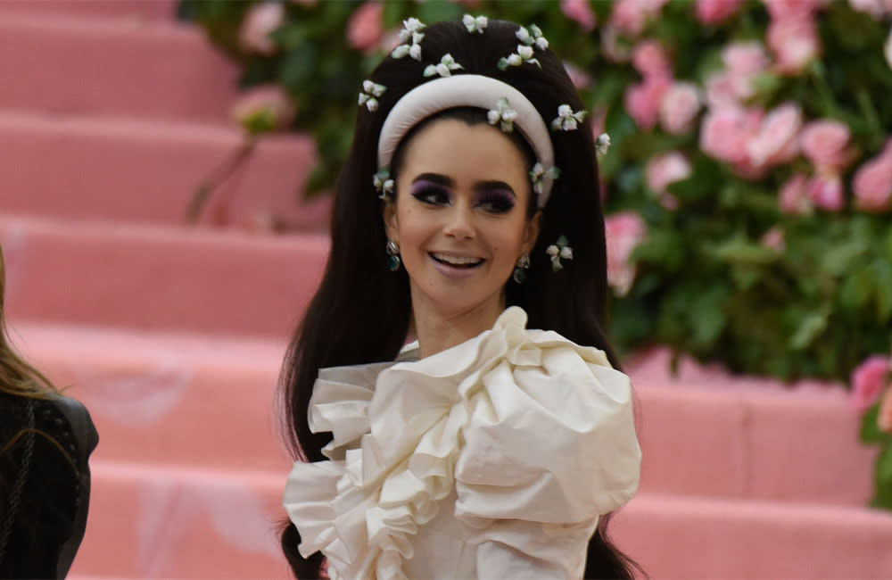 Lily Collins spills all about her wedding hair credit:Bang Showbiz