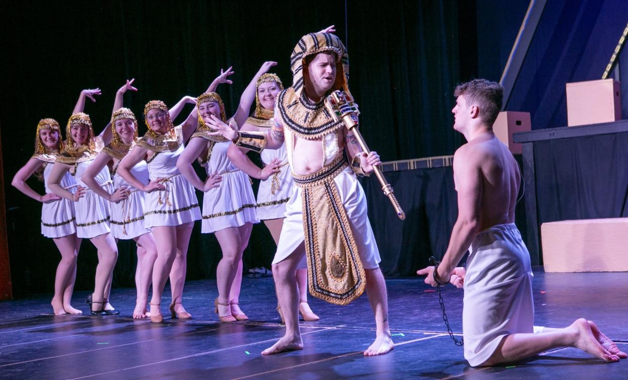 The brothers don't like playing second fiddle to their father's favorite son, Joseph, in The Sauk's production of the musical “Joseph and the Amazing Technicolor Dreamcoat.”