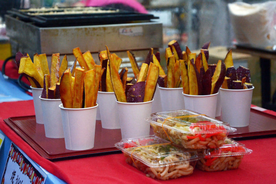 Japanese sweet potato fries. (Photo: Sharlene Sankaran/Yahoo Singapore)