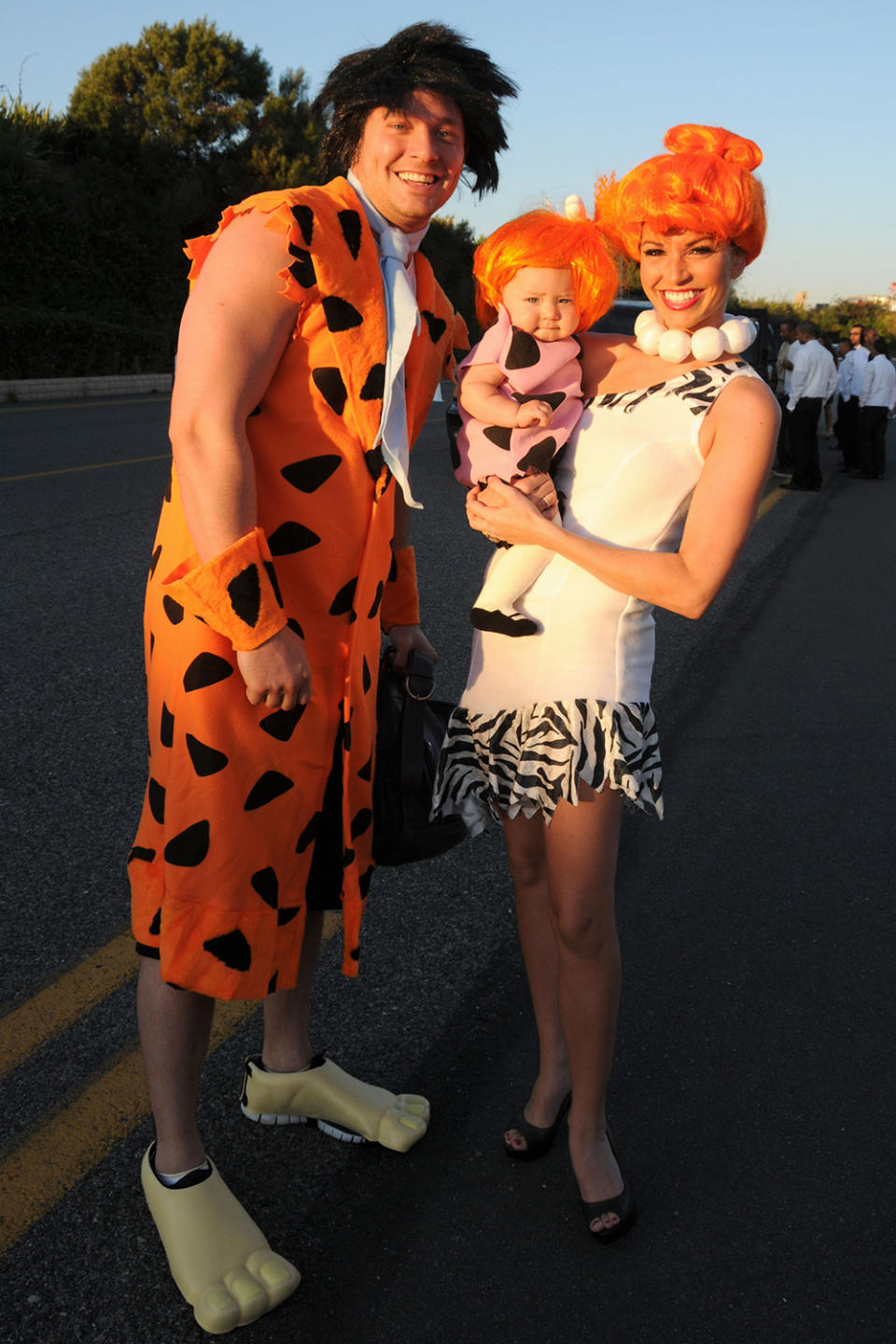 Melissa Rycroft and Tye Strickland's Flintstones Costume