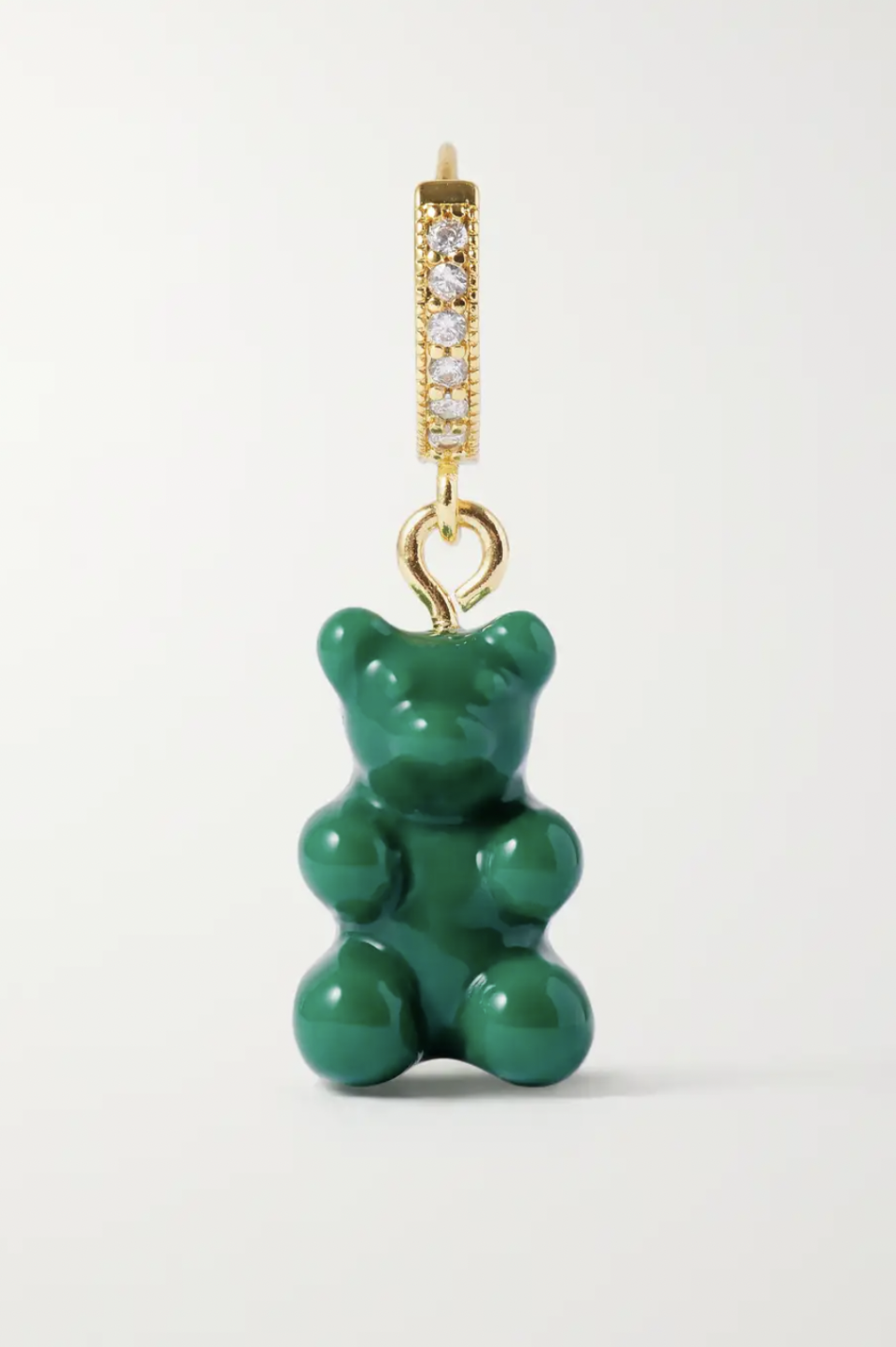 23) Nostalgia Bear Single Hoop Earring