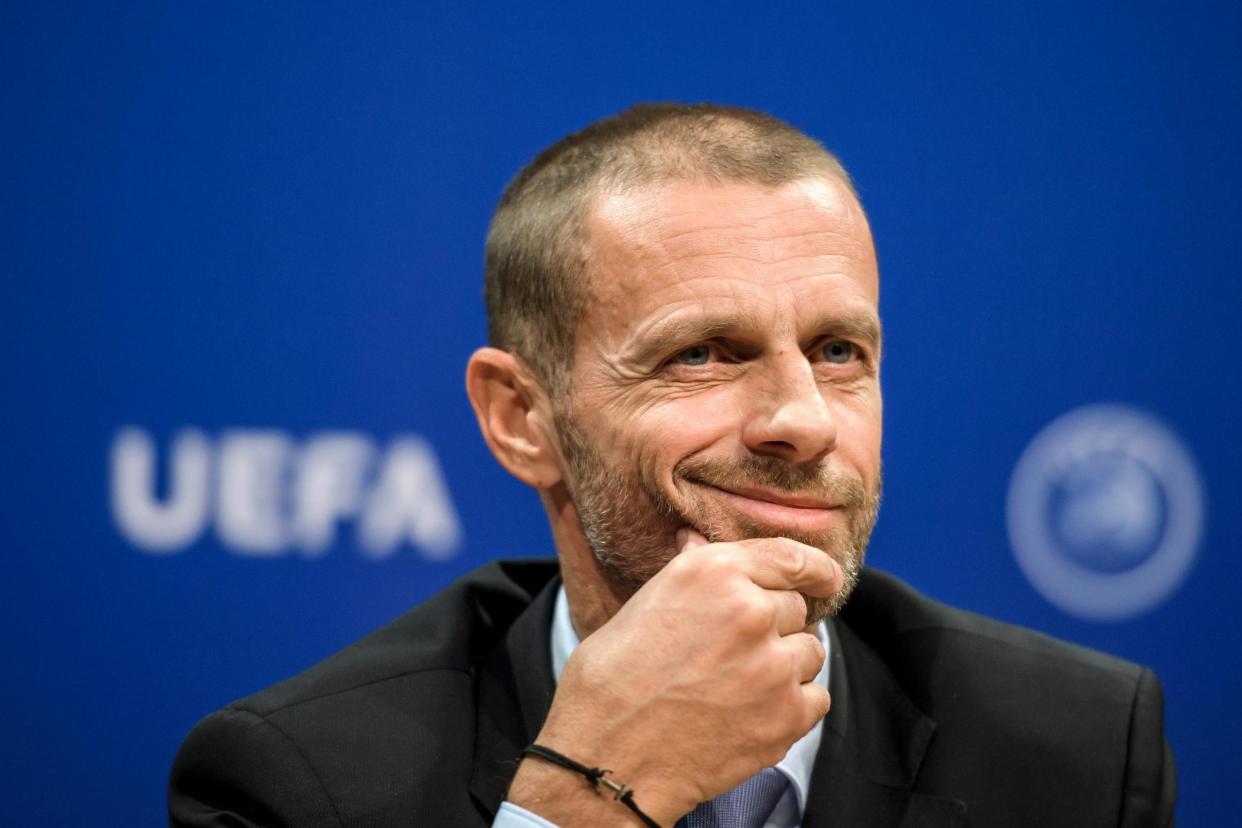 Uefa president Aleksander Ceferin: AFP/Getty Images