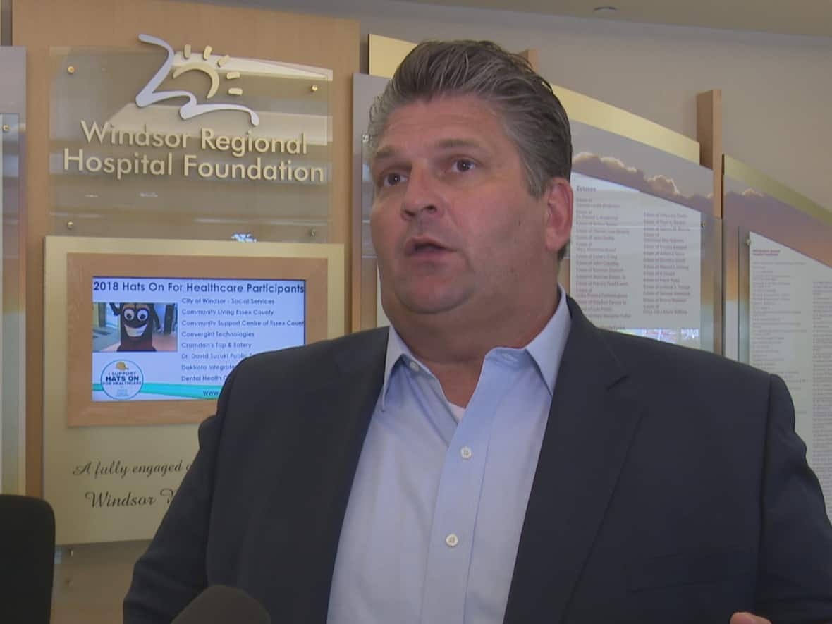 Windsor Regional Hospital president and CEO David Musyj said while the province has said some medical procedures can start up again as of Monday, it will likely be weeks before non-urgent surgeries resume. (CBC News - image credit)