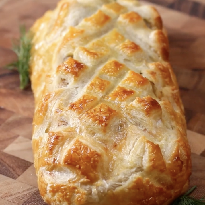 puff pastry salmon