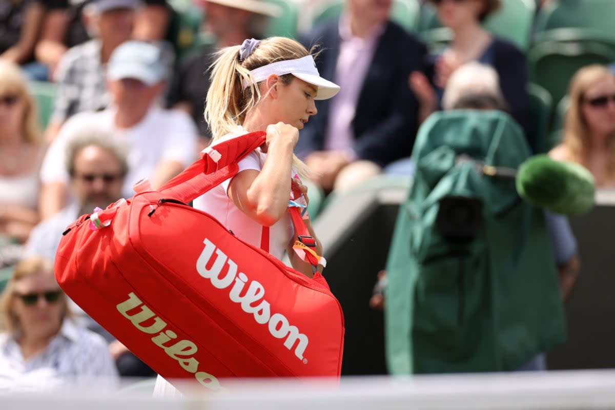 Katie Boulter had no answers to Harmony Tan’s consistency on Court No 2  (Getty Images)