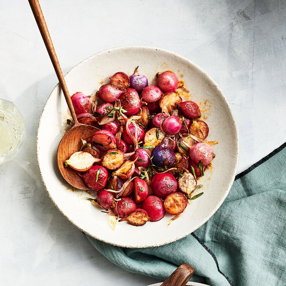 Skillet Radishes with Orange Zest and Tarragon