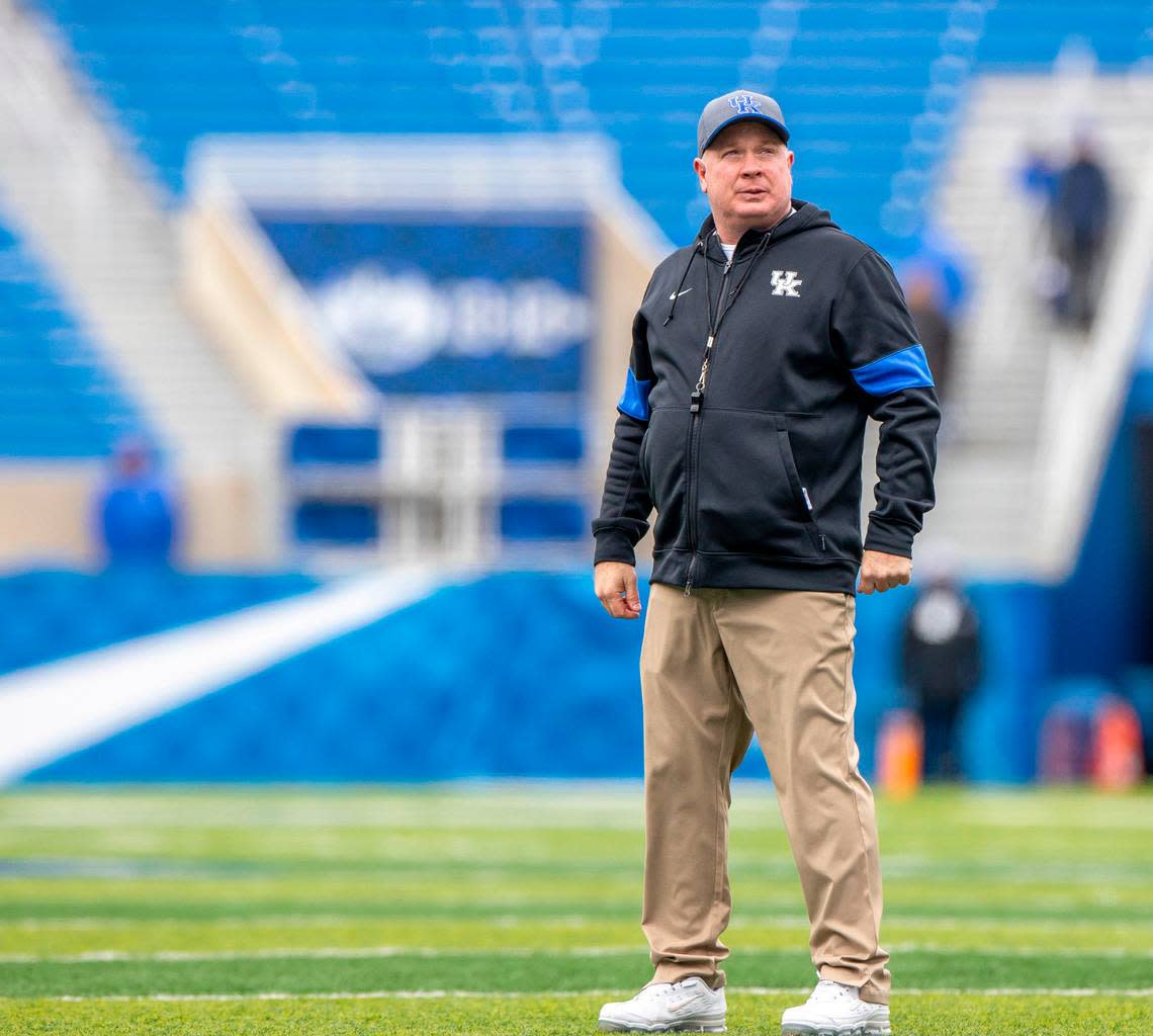 The 2023 season is set to be Mark Stoops’ 11th as the Kentucky football coach. Ryan C. Hermens/rhermens@herald-leader.com